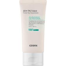 COSRX - Aloe 54.2 Aqua Tone-Up Sunscreen SPF50+/PA++++ - Moisturizing Sunscreen Cream - 50ml