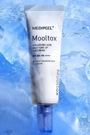 MEDI PEEL Hyaluronic Acid Mooltox Mild Tone Up Sun Cream SPF50+, PA++++ 50ml