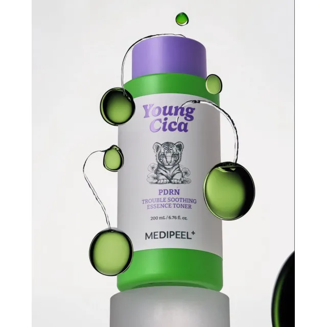 MEDI PEEL Young Cica PDRN Trouble Soothing Essence Toner 200ml - Image 2