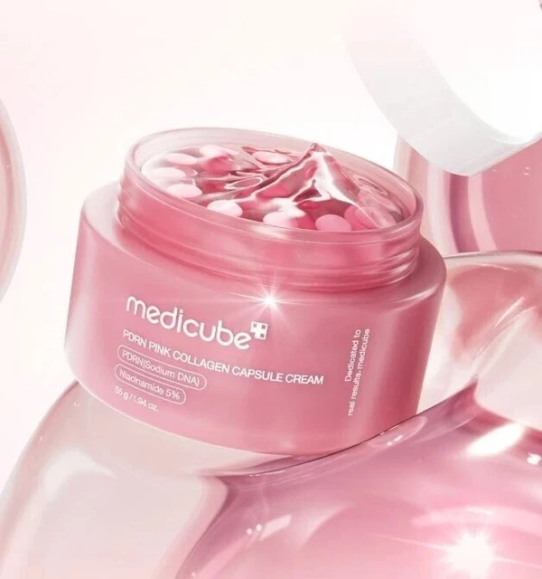 Medicube – PDRN Pink Collagen Capsule Cream – 55g - Image 2