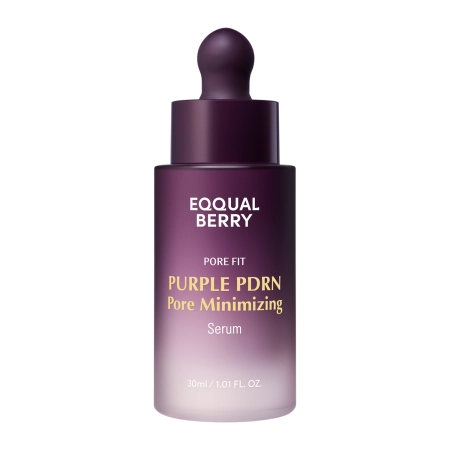 EQQUALBERRY - Purple PDRN Pore Minimizing Serum - Facial Serum Shrinks pores - 30ml