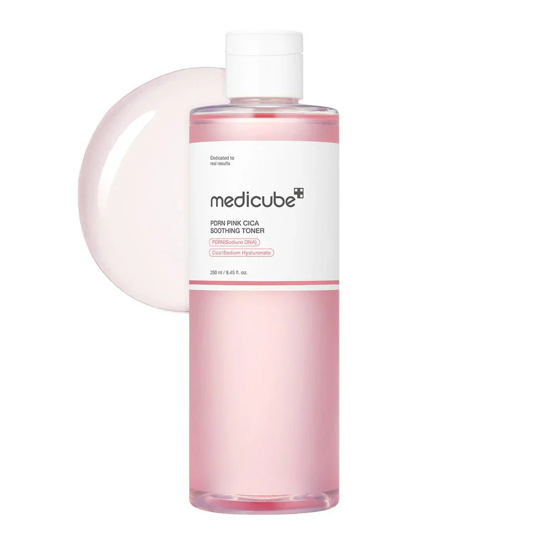 Medicube – PDRN Pink Cica Soothing Toner – 250ml - Image 2