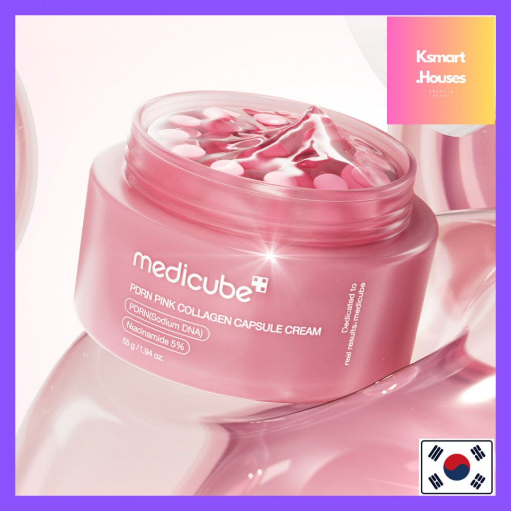 Medicube – PDRN Pink Collagen Capsule Cream – 55g - Image 3