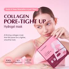 EQQUALBERRY - Collagen Pore Tight Up Hydrogel Mask - Collagen Pore Tightening Face Mask Set - 4x30g - Image 3