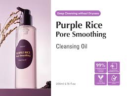 EQQUALBERRY - Purple Rice Pore Smoothing Cleansing Oil - 200ml - Image 3