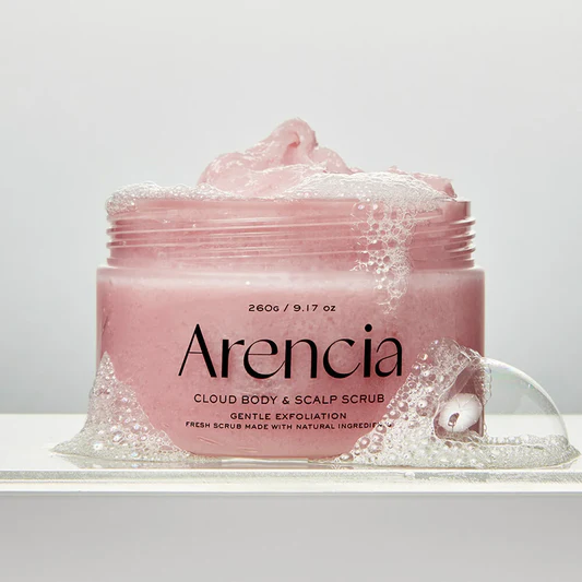 Arencia Fresh Cloud Body & Scalp Scrub Lavender & Pear 260g