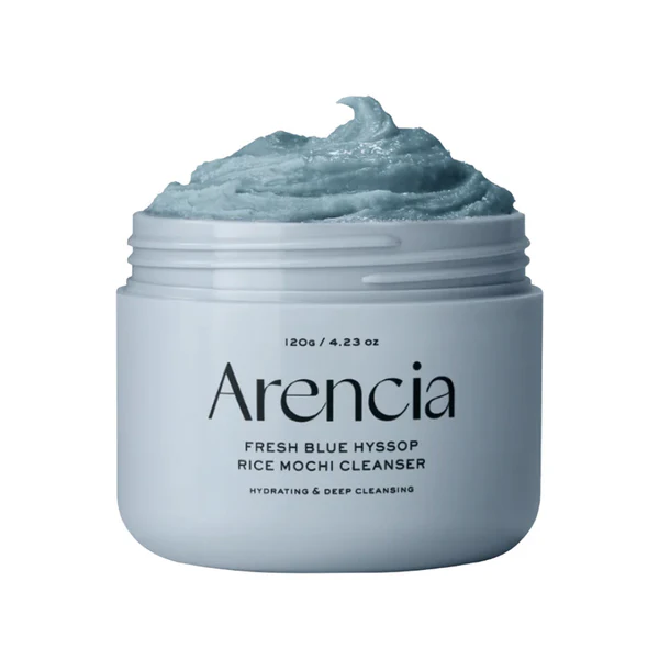 Arencia Fresh Blue Hyssop Rice Mochi Cleanser 120g