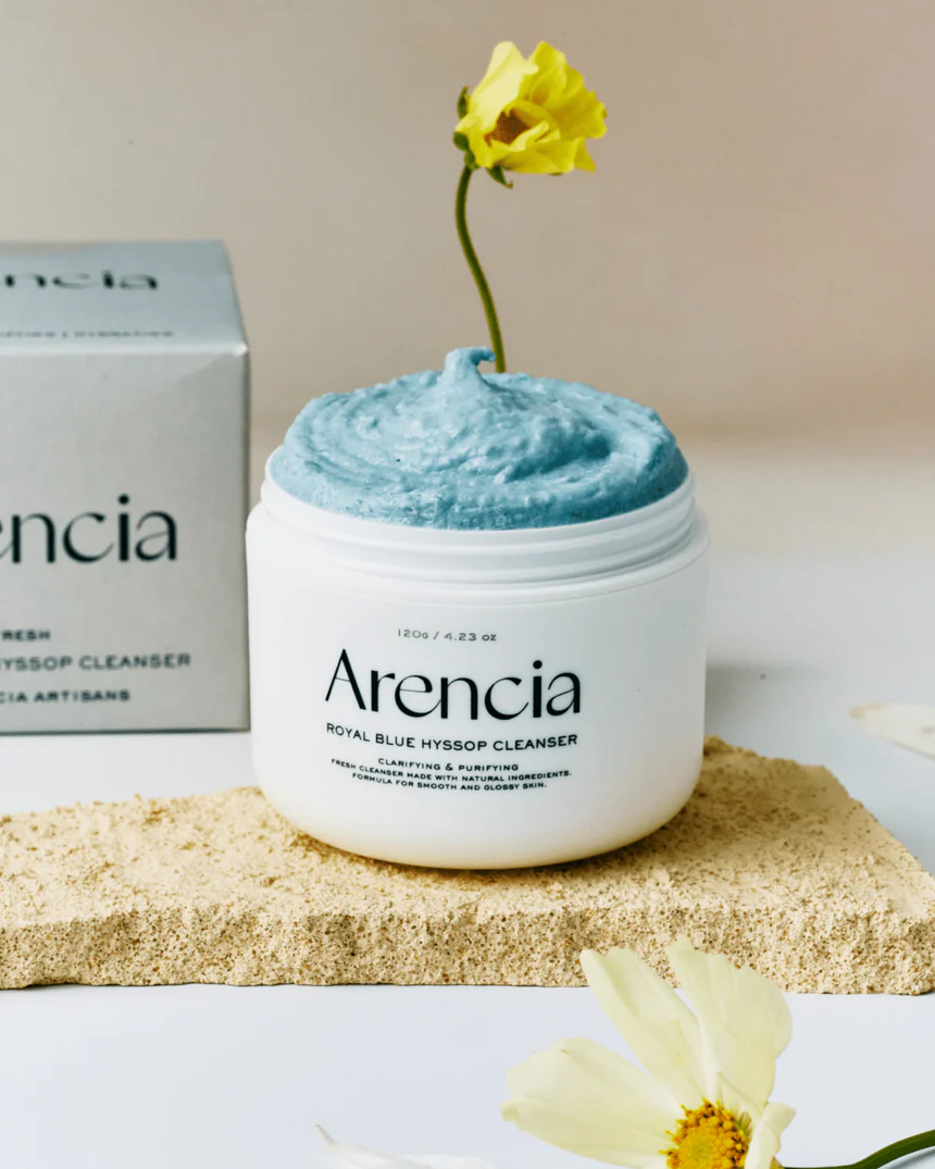 Arencia - Blue Hyssop Cleanser - Moisturizing Face Wash - 120g - Image 2