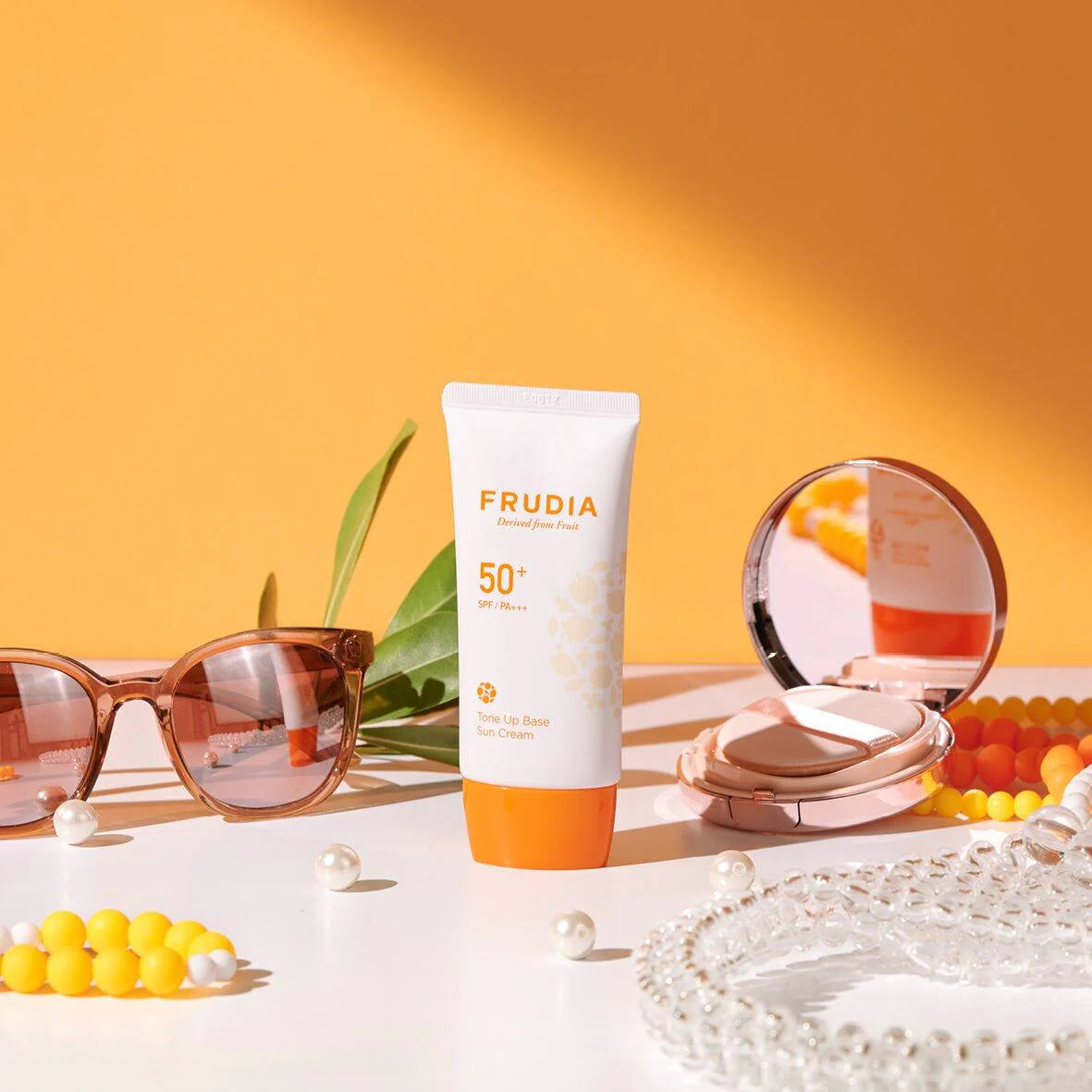 FRUDIA Tone Up Base Sun Cream SPF50+ 50ml - Image 3