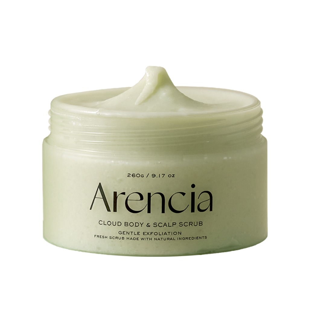 Arencia Fresh Cloud Body & Scalp Scrub Geranium & Primrose 260g