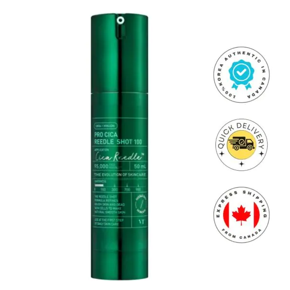 VT Cosmetics - Pro Cica Reeddle Shot 100 - Soothing Microneedle Facial Booster - 50ml