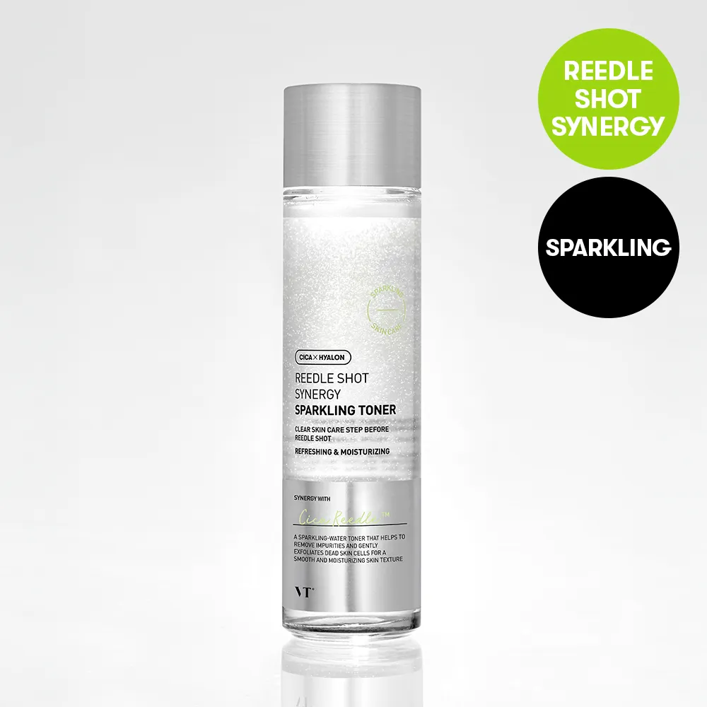 VT Cosmetics - Reedle Shot Synergy Sparkling Toner - Moisturizing Facial Toner - 150ml