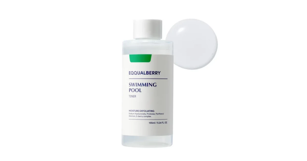 EQQUALBERRY - Swimming Pool Daily Facial Toner - Moisturizing and Exfoliating Facial Toner Toner - 155ml