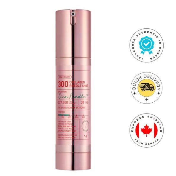 VT Cosmetics - Collagen Reedle Shot 300 - Firming Collagen Serum with Microneedles - 50ml