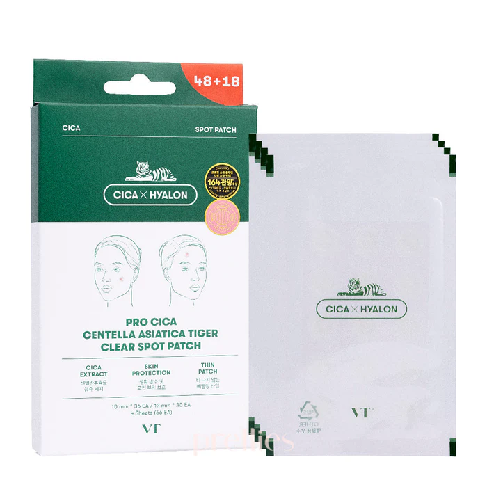 VT Cosmetics - CICA Clear Spot Patch - Soothing Eczema Patches - 66pcs. - Image 2