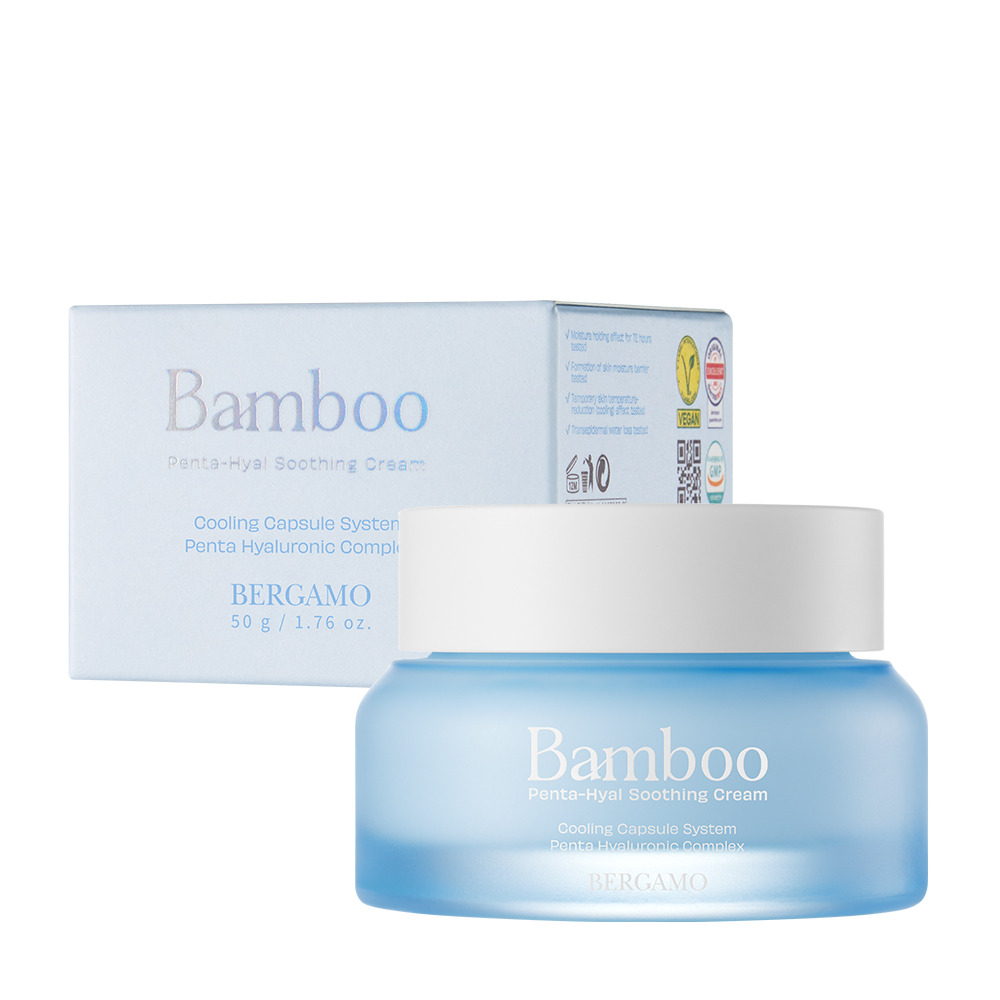 BERGAMO Bamboo Penta-Hyal Soothing Cream, 50 g