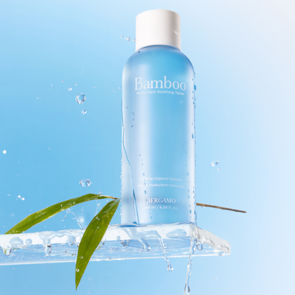 BERGAMO BAMBOO Penta-Hyal Soothing Toner, 180 ml - Image 2