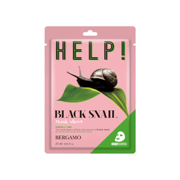 BERGAMO HELP Black Snail Mask, 25 ml