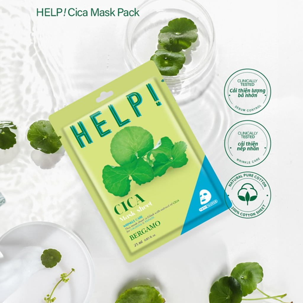 BERGAMO HELP Cica Mask, 25 ml - Image 2
