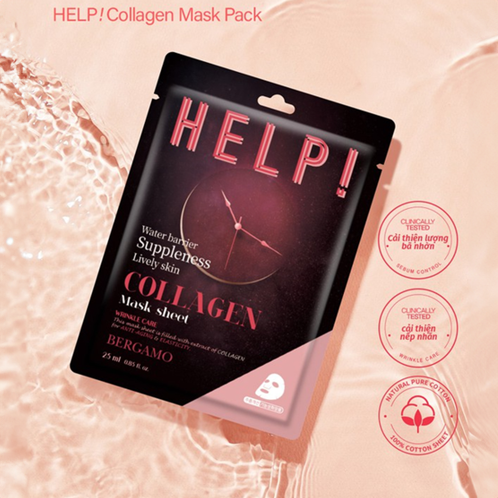 BERGAMO HELP Collagen Mask, 25 ml - Image 2