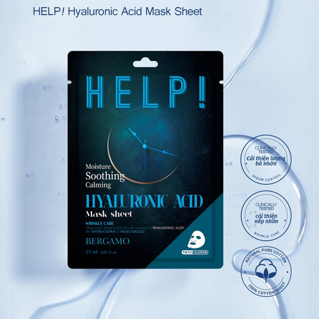 BERGAMO HELP Hyaluronic Mask, 25 ml - Image 2
