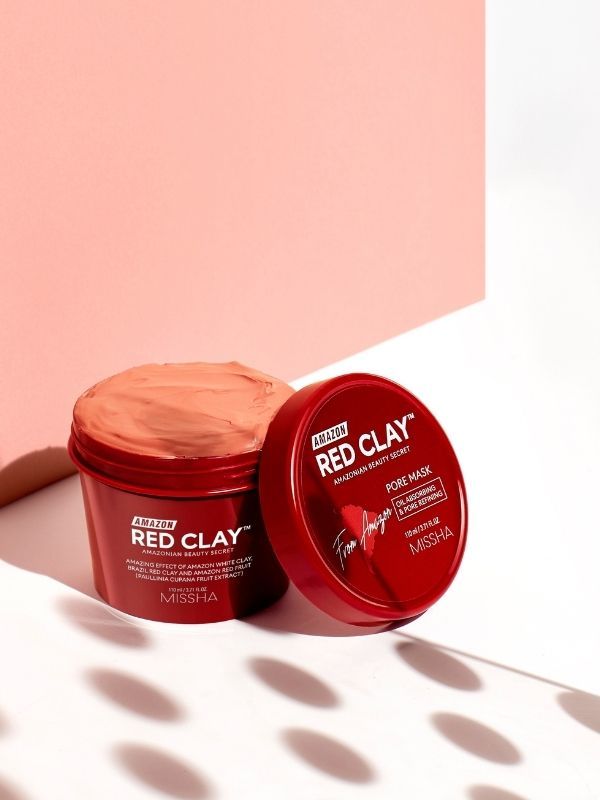 MISSHA Amazon Red Clay Pore Mask 110ml - Image 4
