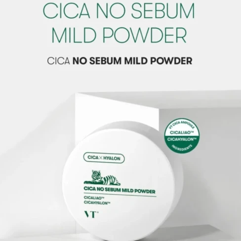 VT Cosmetics - Cica No-Sebum Mild Powder - Mattifying Face Powder - 5g - Image 2