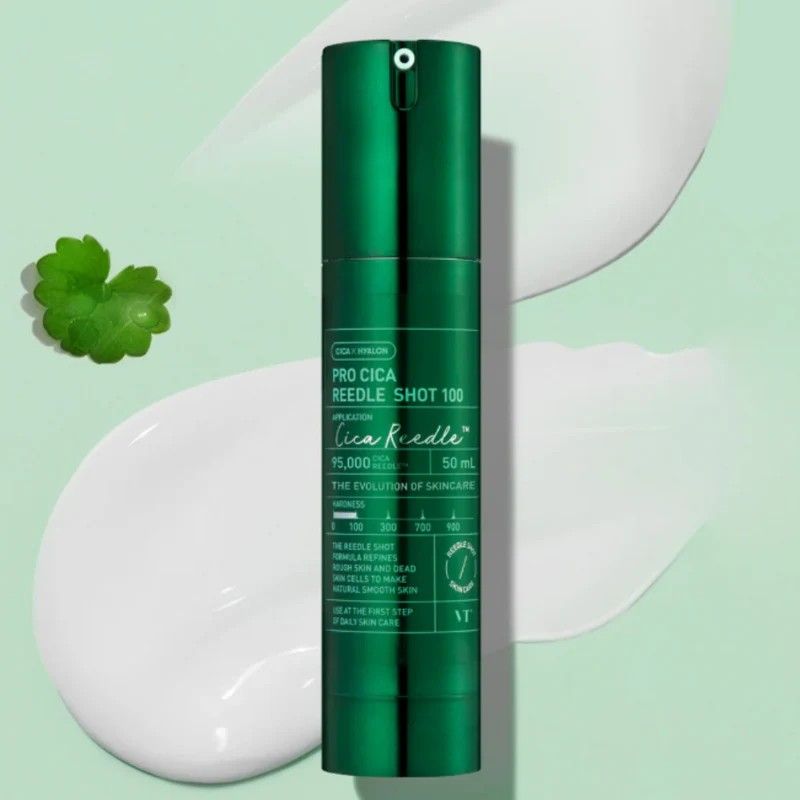 VT Cosmetics - Pro Cica Reeddle Shot 100 - Soothing Microneedle Facial Booster - 50ml - Image 4