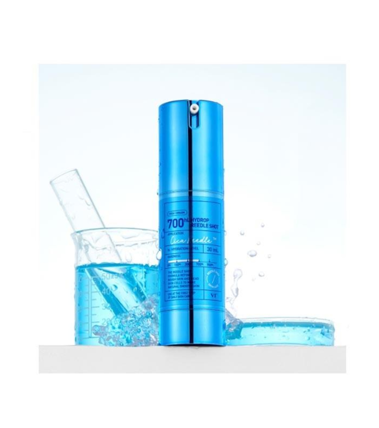 VT Cosmetics - Hydrop Reedle Shot 700hL - Moisturizing Micro-needle Face Booster - 30ml - Image 3