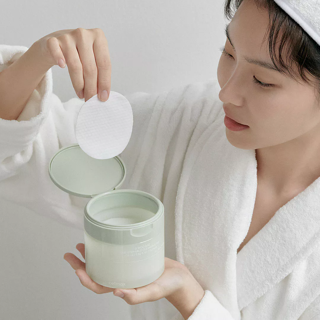 Celimax - Ji.Woo.Gae One Step Mild Cleansing Pad - Facial Cleansing Pads - 60pcs/230ml - Image 4