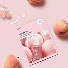 Anua - Peach 70% Niacin Serum Mask - Brightening Sheet Mask with 70% Peach Extract - 1pc/25ml - Image 3