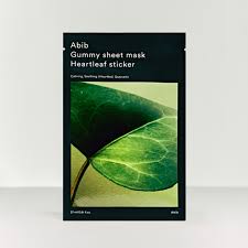 Abib - Gummy Sheet Mask Heartleaf Sticker - Moisturizing Sheet Mask - 27ml