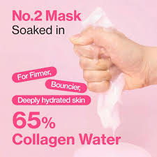 Numbuzin – No.2 Rose PDRN Collagen Plumping Sheet Mask – 5ea - Image 3