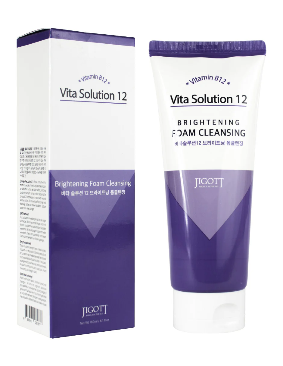 Jigott – Vita Solution 12 Αφρός Καθαρισμού Λάμψης, 180ml - Image 2
