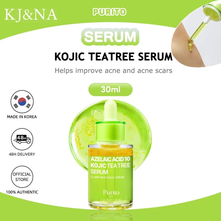 PURITO – Azelaic Acid 10 Kojic Tea Tree Serum, 30ml - Image 2