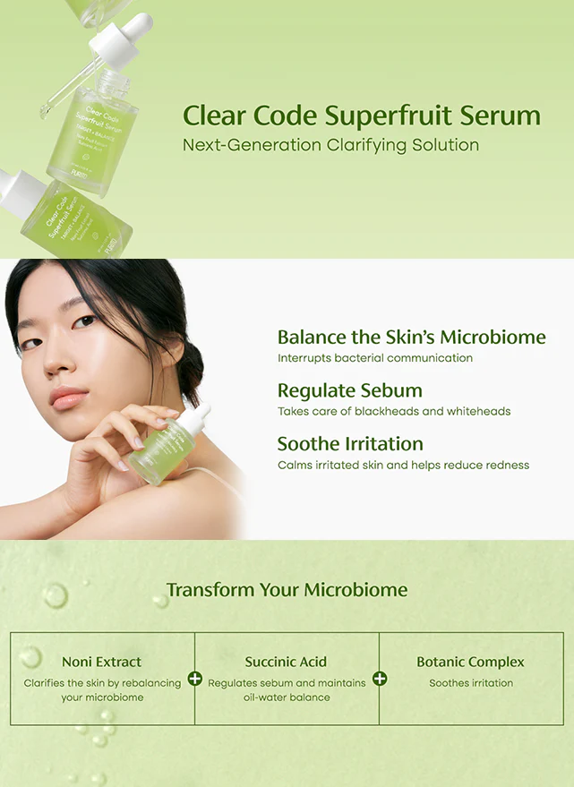 PURITO – Clear Code Superfruit Serum, 30ml - Image 4