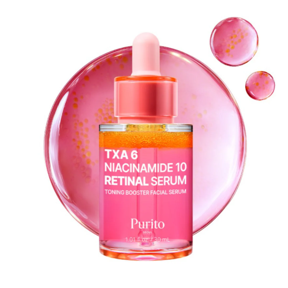 PURITO – TXA 6 Niacinamide 10 Retinal Serum, 30ml - Image 3