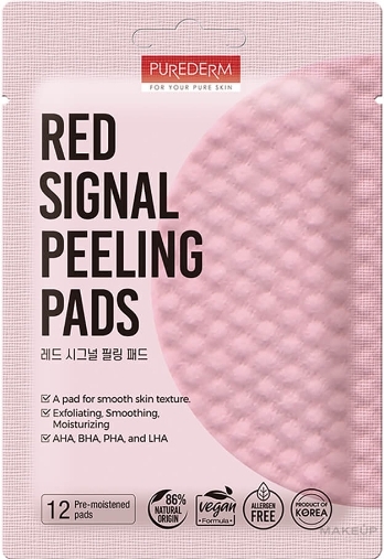 PUREDERM Red Signal Peeling Pads, 12 pcs - Image 2
