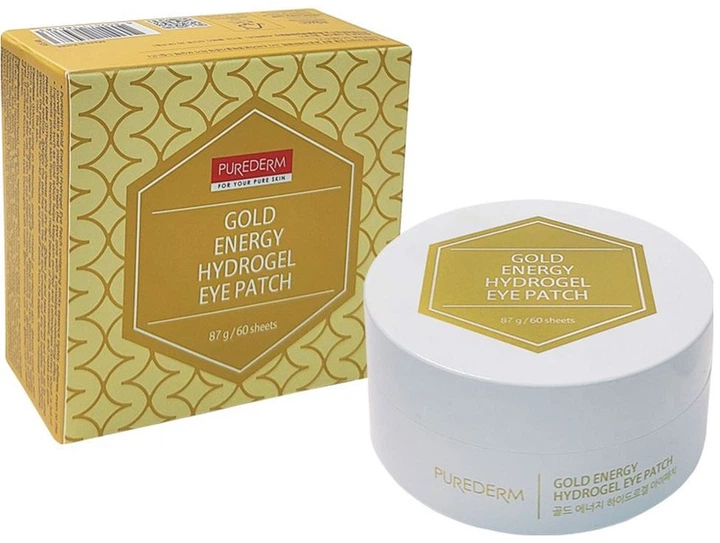PUREDERM Gold Energy HydroGel Eye Patch, 60 pcs.