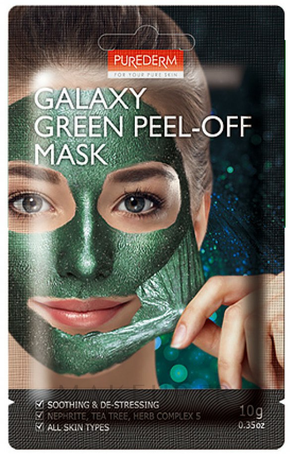 PUREDERM Galaxy GREEN Peel-off Mask, 10 g - Image 2