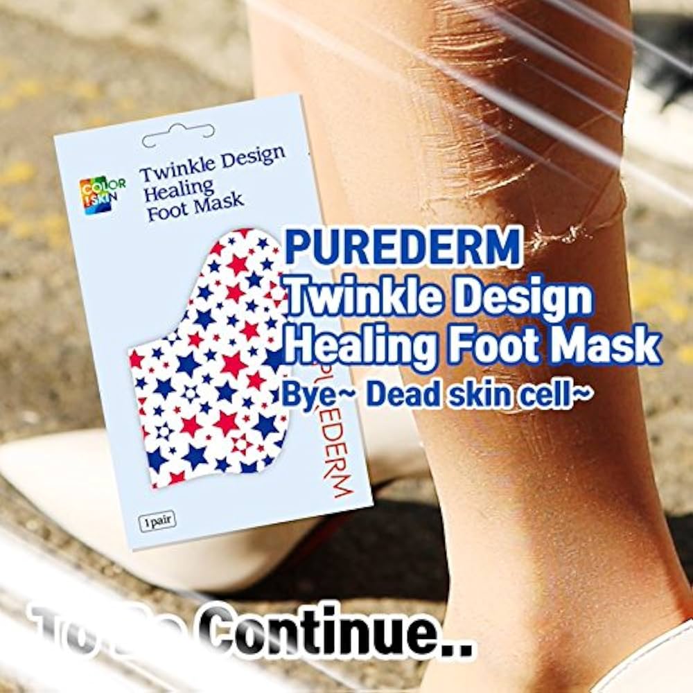 PUREDERM TWINKLE Healing Foot Mask, 1 pair - Image 3