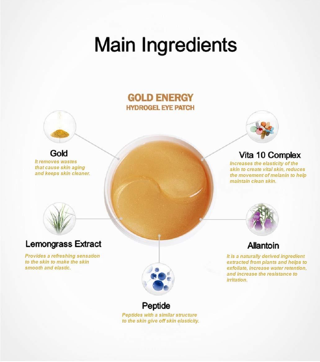 PUREDERM Gold Energy HydroGel Eye Patch, 60 pcs. - Image 2
