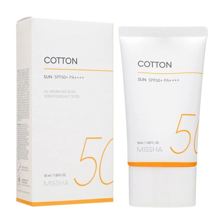 MISSHA All Around Safe Block Cotton Sun SPF50+/PA++++ 130ml