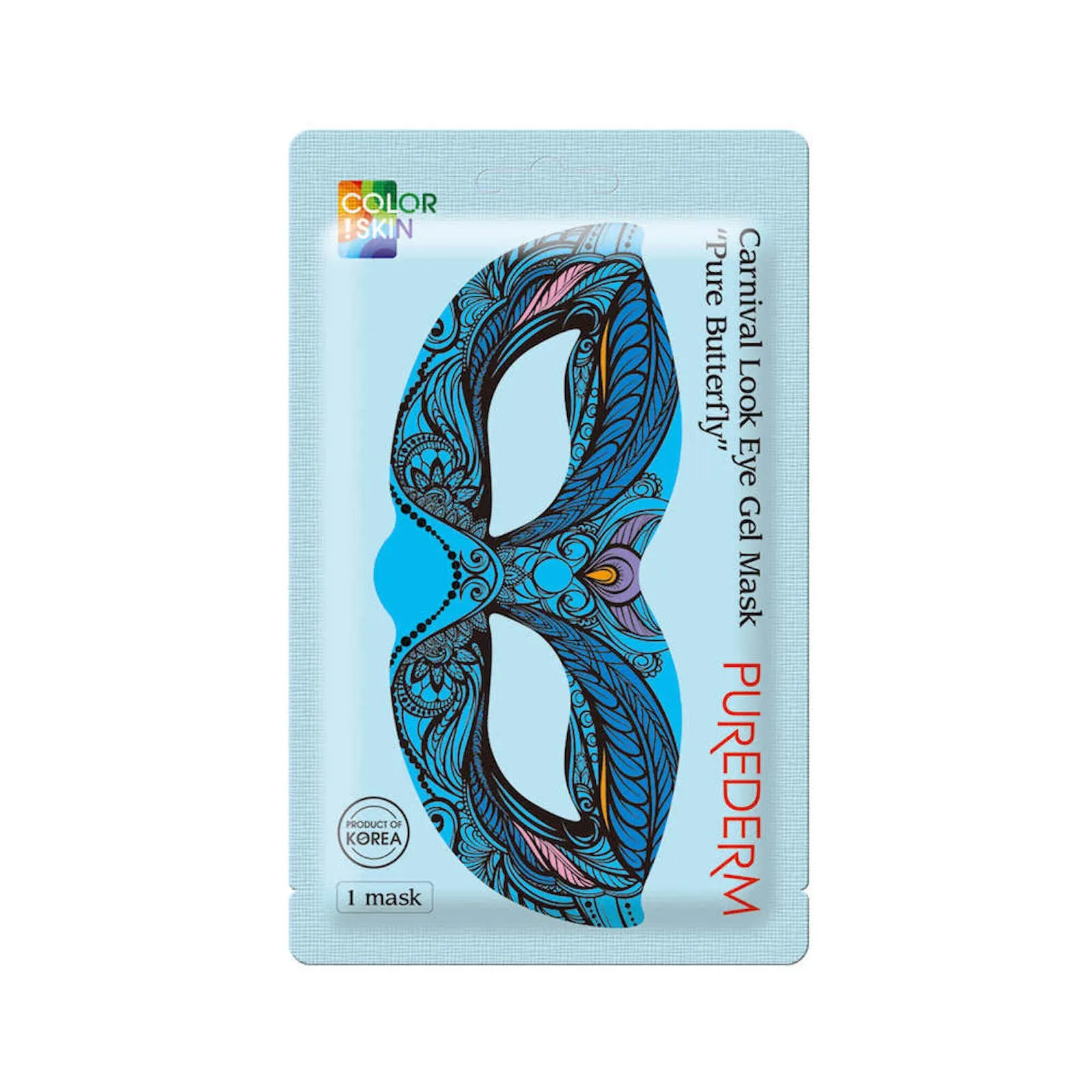 PUREDERM CARNIVAL Look Eye Mask PURE BUTTERFLY, 17 g - Image 2