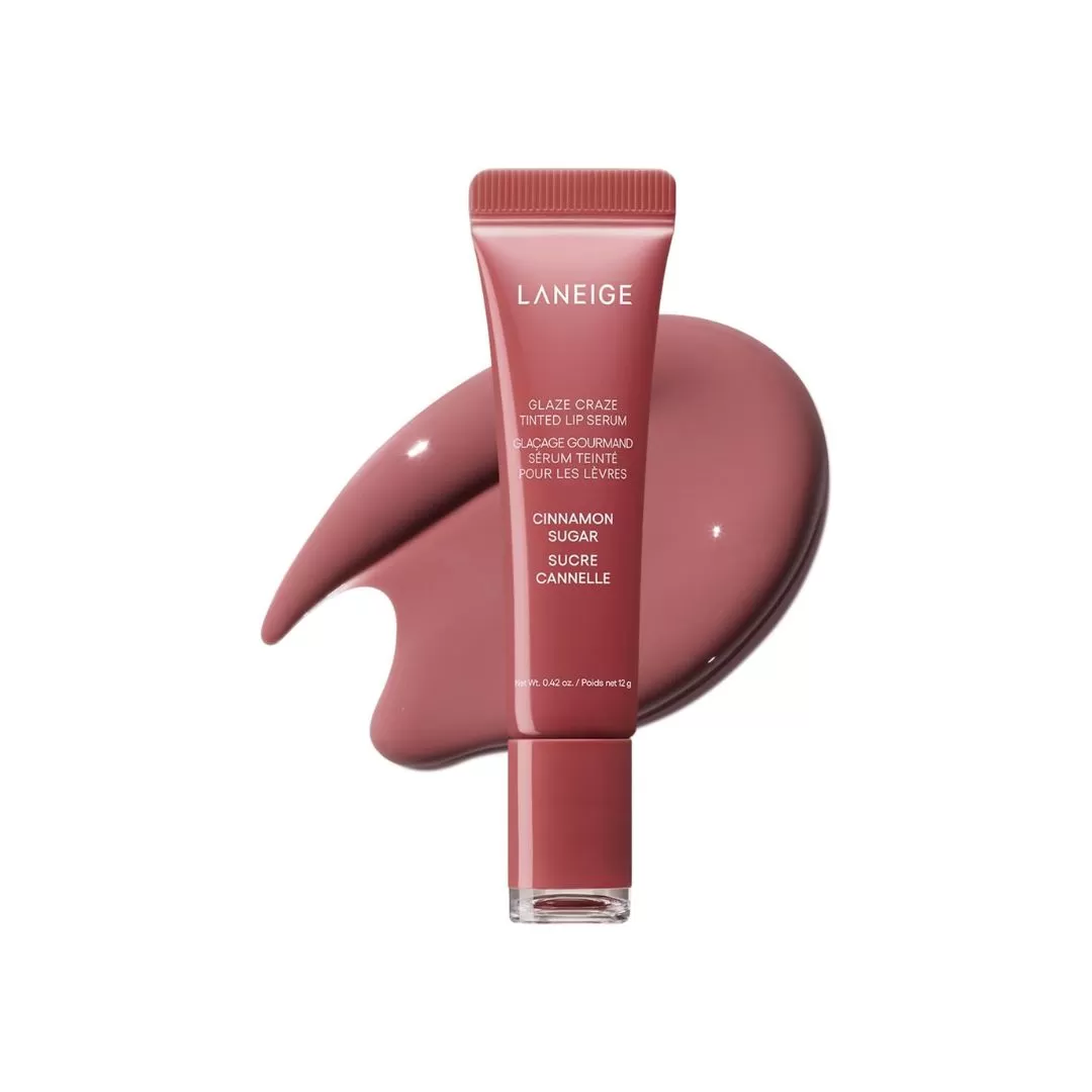 LANEIGE – Glaze Craze Tinted Lip Serum (Cinnamon Sugar), 12g