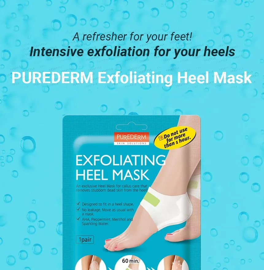 PUREDERM Exfoliating Heel Mask, 1 pair - Image 3