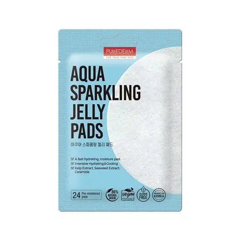 PUREDERM Aqua Sparkling Jelly Pad, 24 pcs.