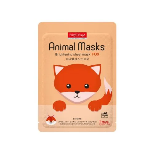 PUREDERM Animal Mask FOX, 21 ml