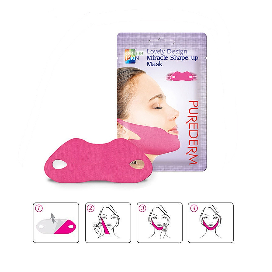 PUREDERM Lovely Design Miracle Shape-up Mask, 1 pc - Image 3
