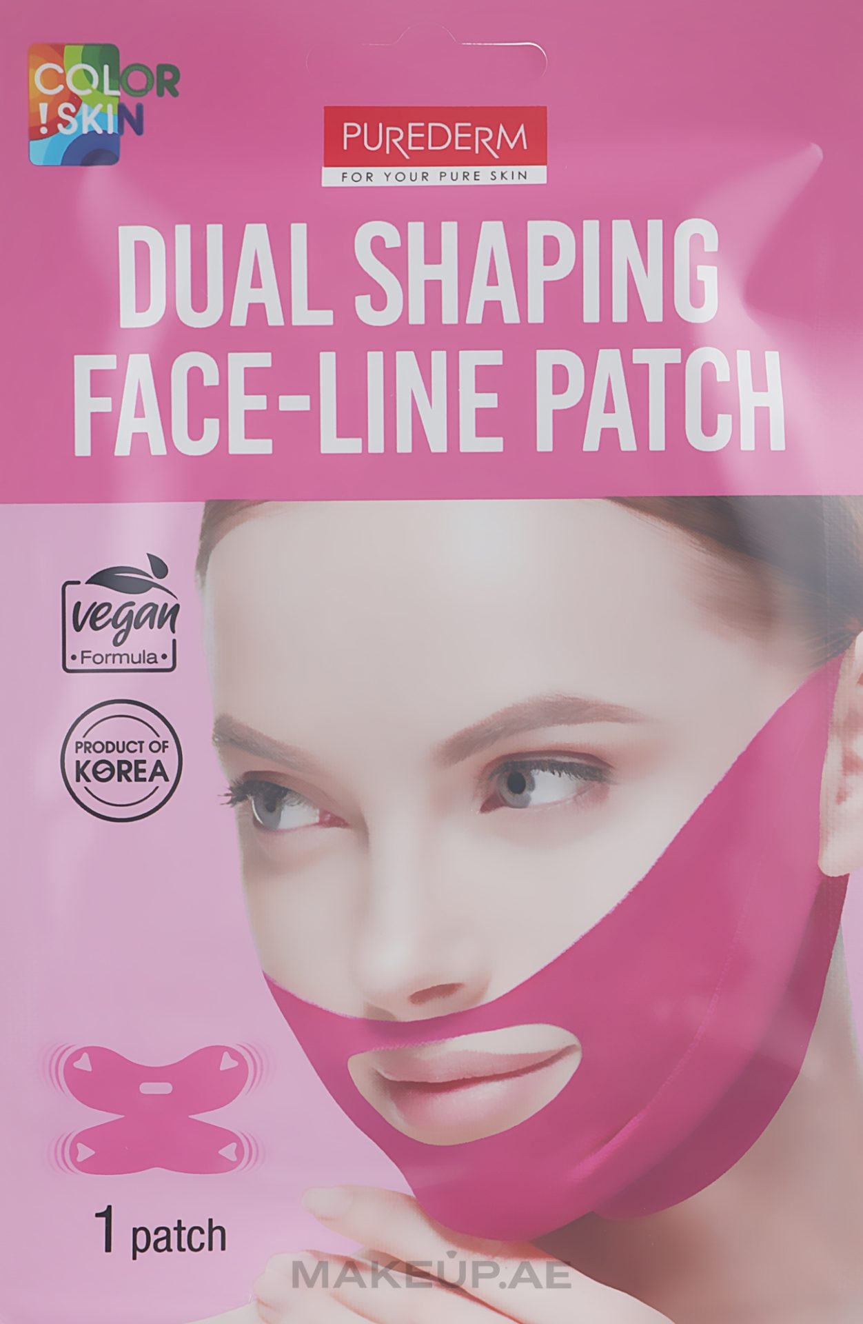 PUREDERM Dual Shaping Face-line Patch, 1pc - Image 2